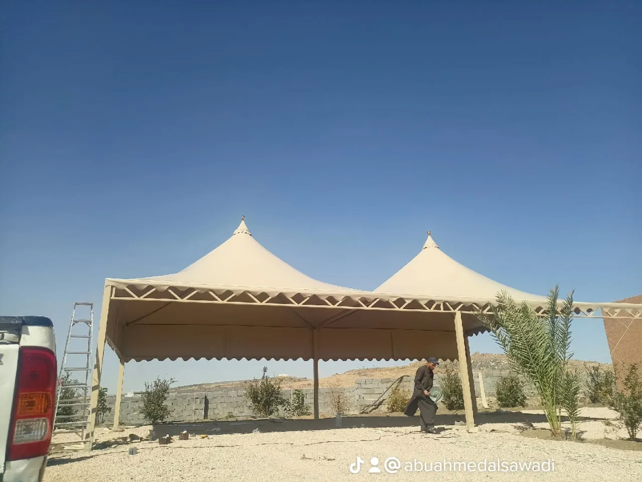 مظلات PVC و مظلات البولي إيثيلين ابها