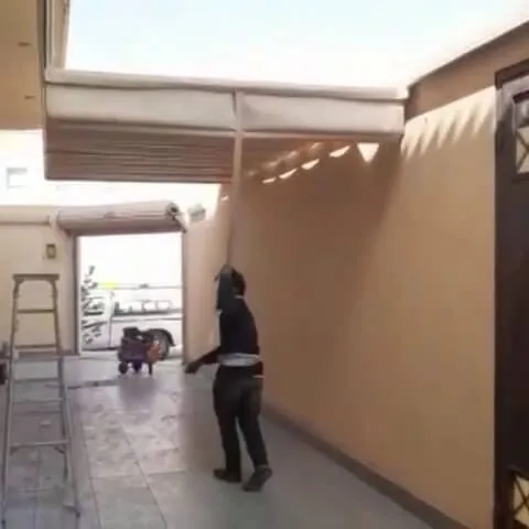 مظلات متحركة يدوي تركيب في خميس مشيط