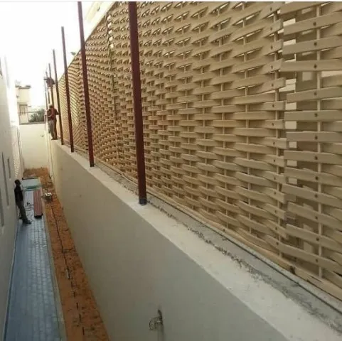 سواتر خشبية وبلاستيكية تركيب خميس مشيط