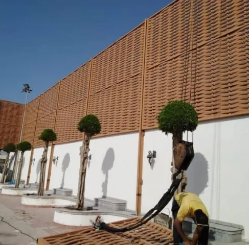 سواتر خشبية وبلاستيكية تركيب خميس مشيط