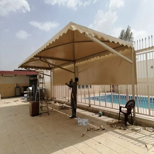 مظلات قماشية سعر متر قماش بي في سي Pvc