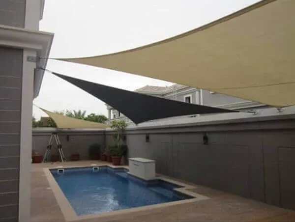 مظلات شراعية للمساحات المفتوحة تركيب في ابها