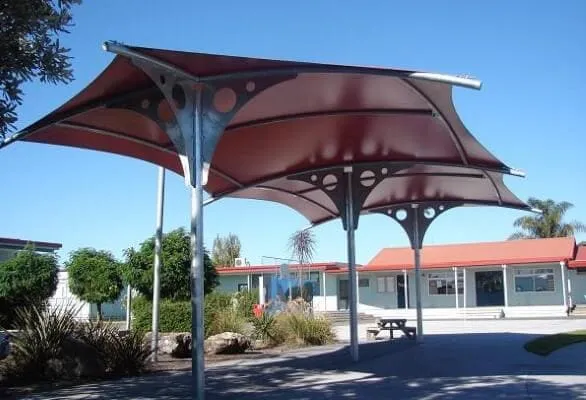 مظلات شراعية للمساحات المفتوحة تركيب في ابها