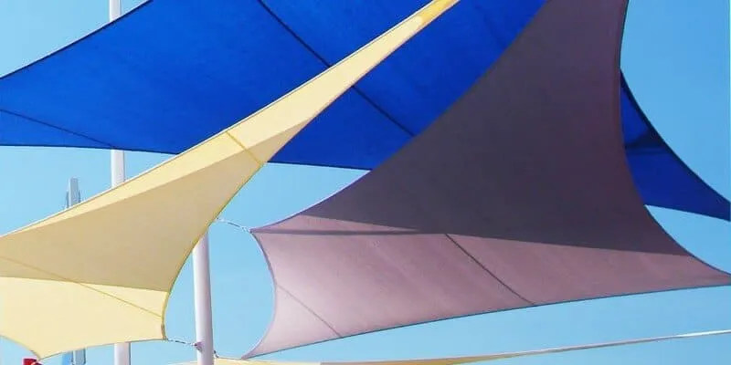 مظلات شراعية للمساحات المفتوحة تركيب في ابها