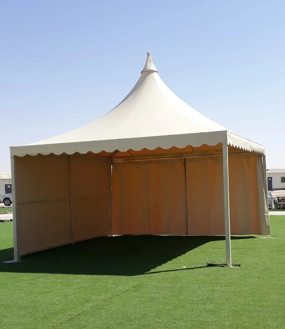 مظلات قبة هرمي تركيب في ابها