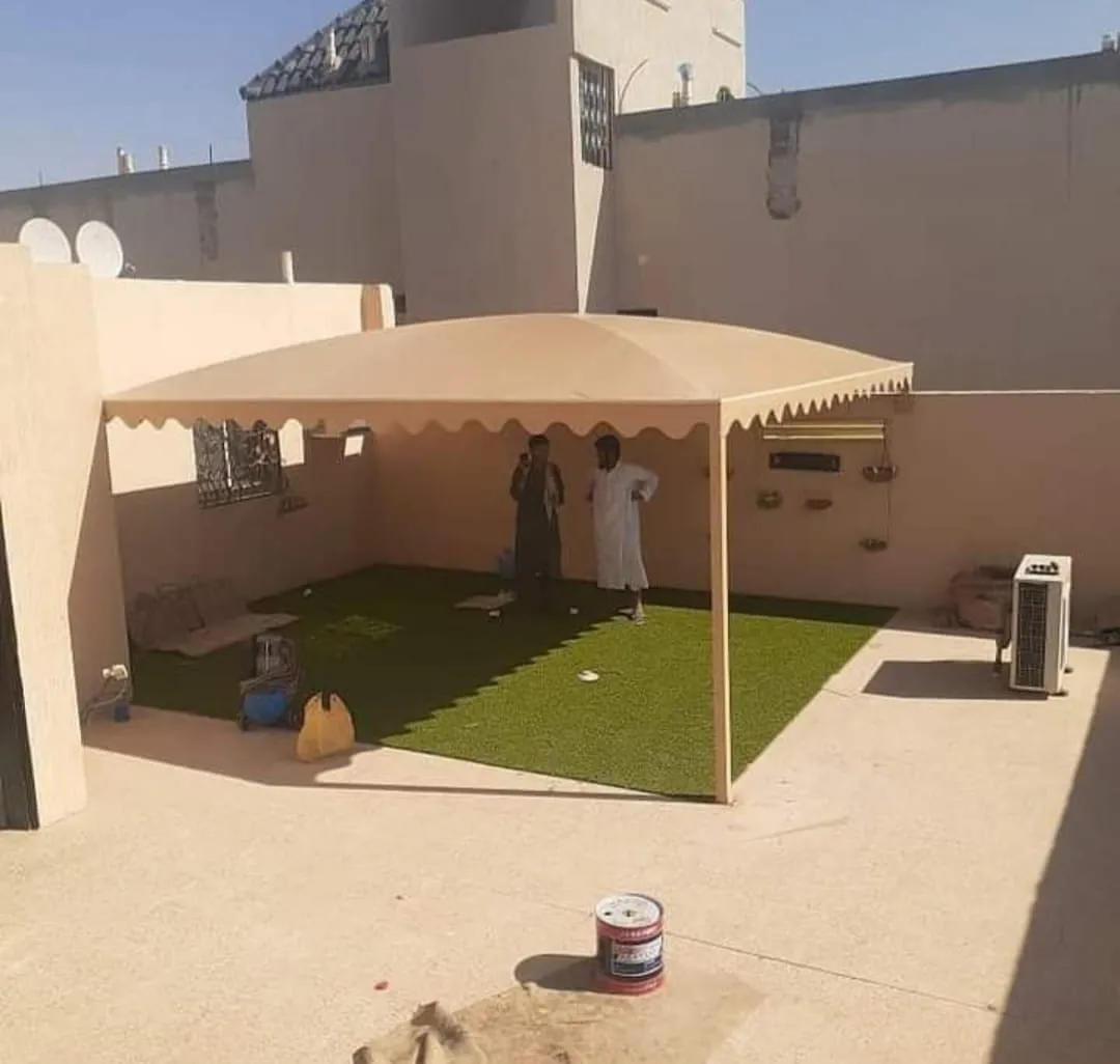 مظلات حدائق قماش تركيب وتفصيل في ابها 2026