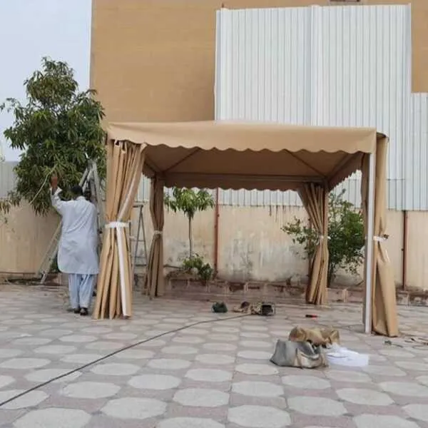 مظلات حدائق قماش تركيب وتفصيل في ابها 2026