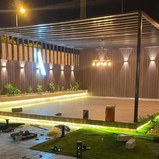 مظلات الحدائق في مدينة خميس مشيط