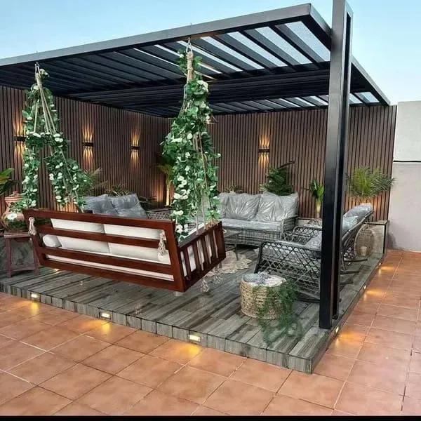 مظلات الحدائق في مدينة خميس مشيط