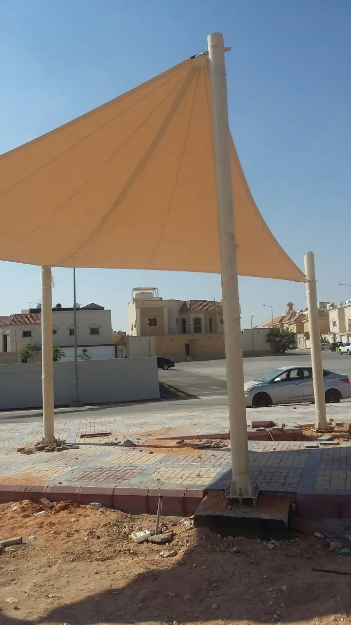 مظلات شراع قماش خميس مشيط – تفصيل بأشكال عصرية