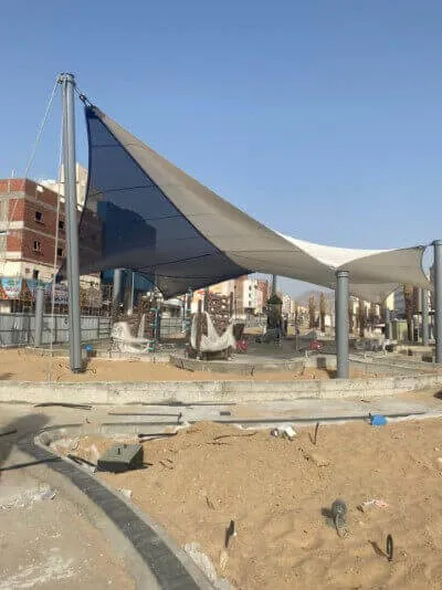 مظلات شراع قماش خميس مشيط – تفصيل بأشكال عصرية