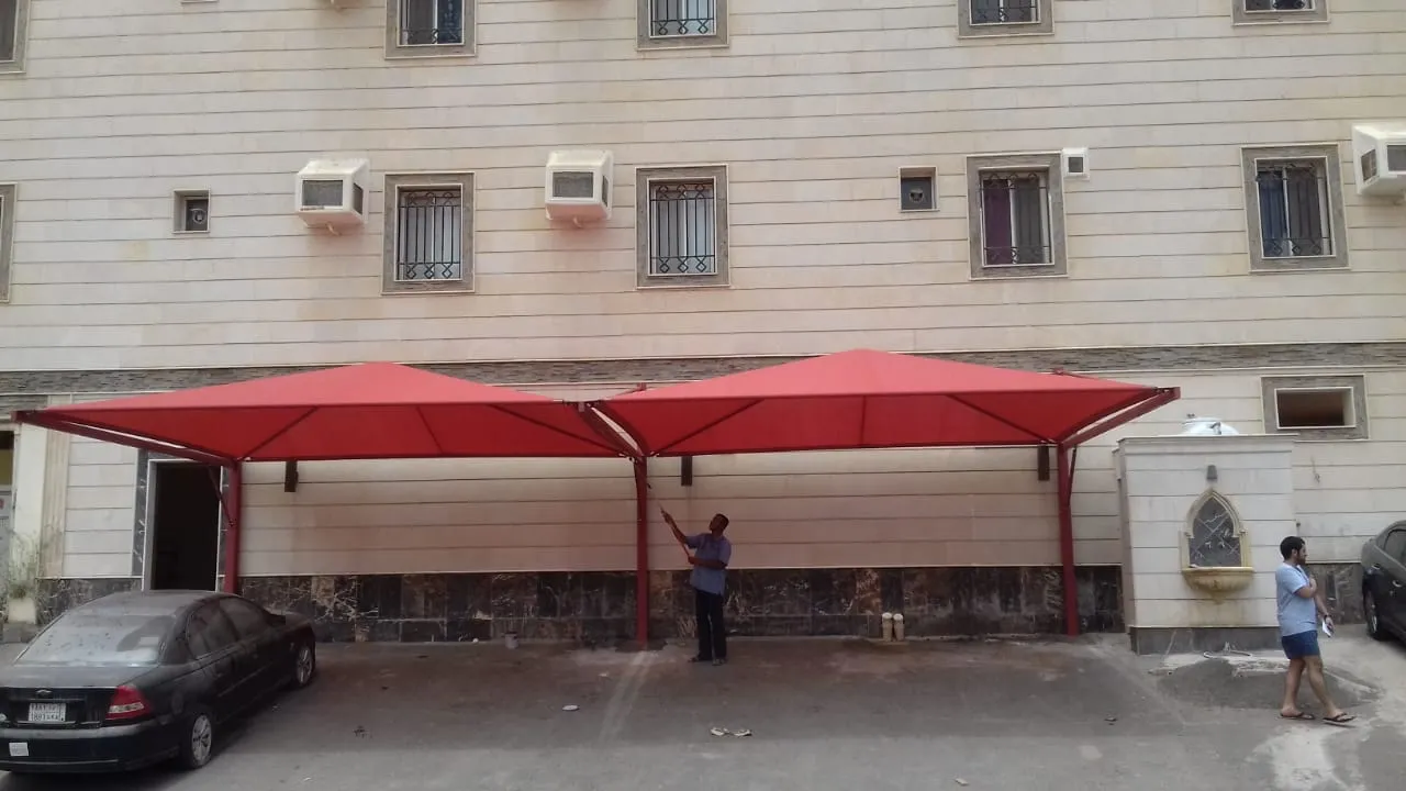 تركيب مظلات في خيبر الجنوب