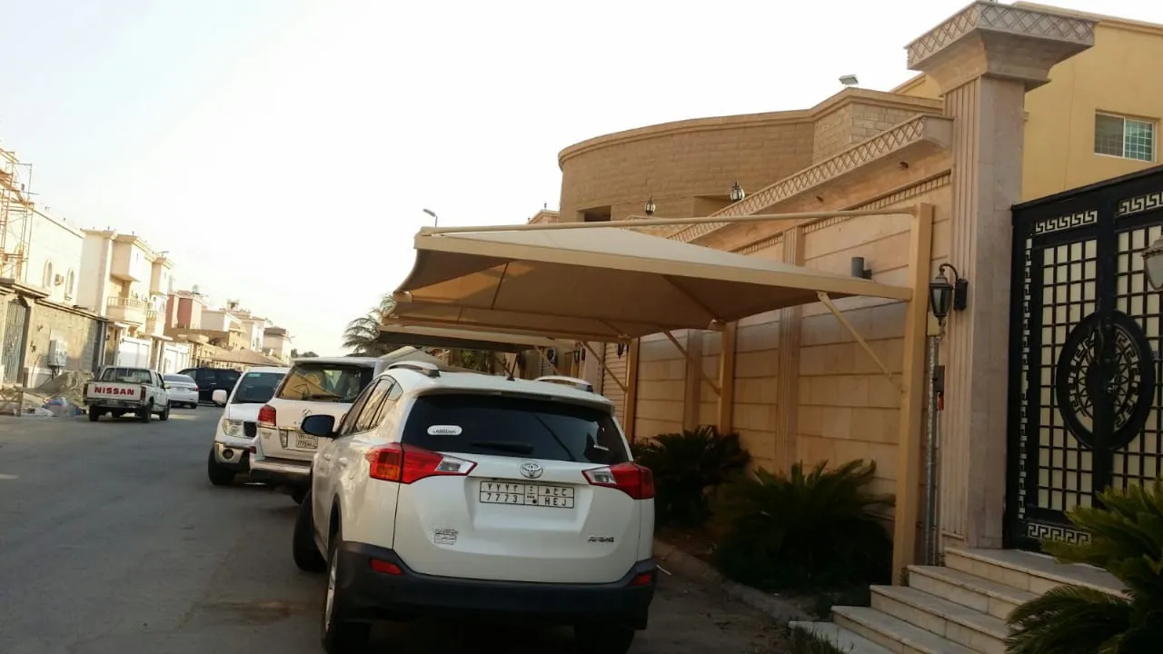 تركيب مظلات في خيبر الجنوب