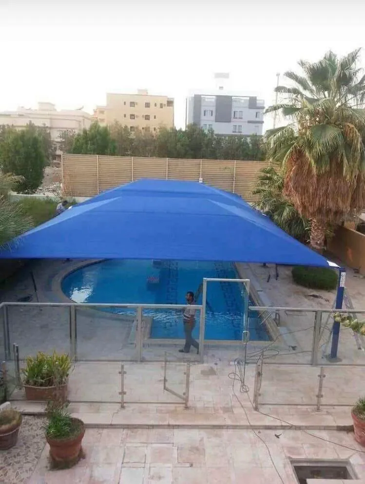تركيب مظلات في خيبر الجنوب