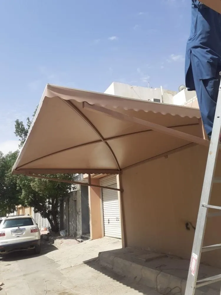 مظلات سيارات خميس مشيط وأبها | تفصيل وتركيب مظلات سيارات