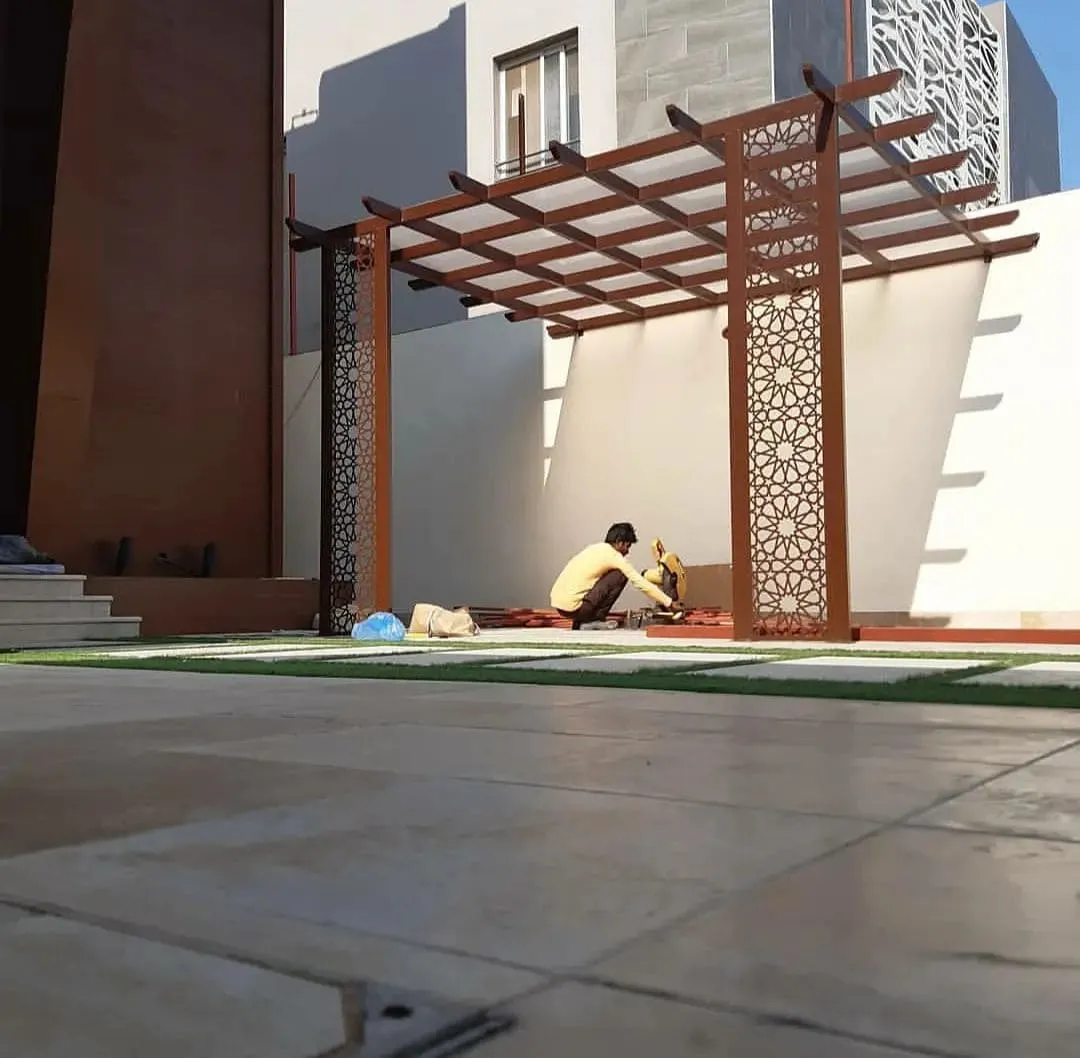 تظليل جلسات المنازل الخارجية خميس مشيط | تصميم وتركيب جلسات