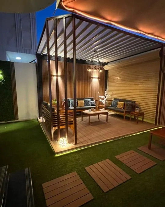 تظليل جلسات المنازل الخارجية خميس مشيط | تصميم وتركيب جلسات
