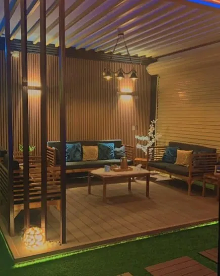 تظليل جلسات المنازل الخارجية خميس مشيط | تصميم وتركيب جلسات